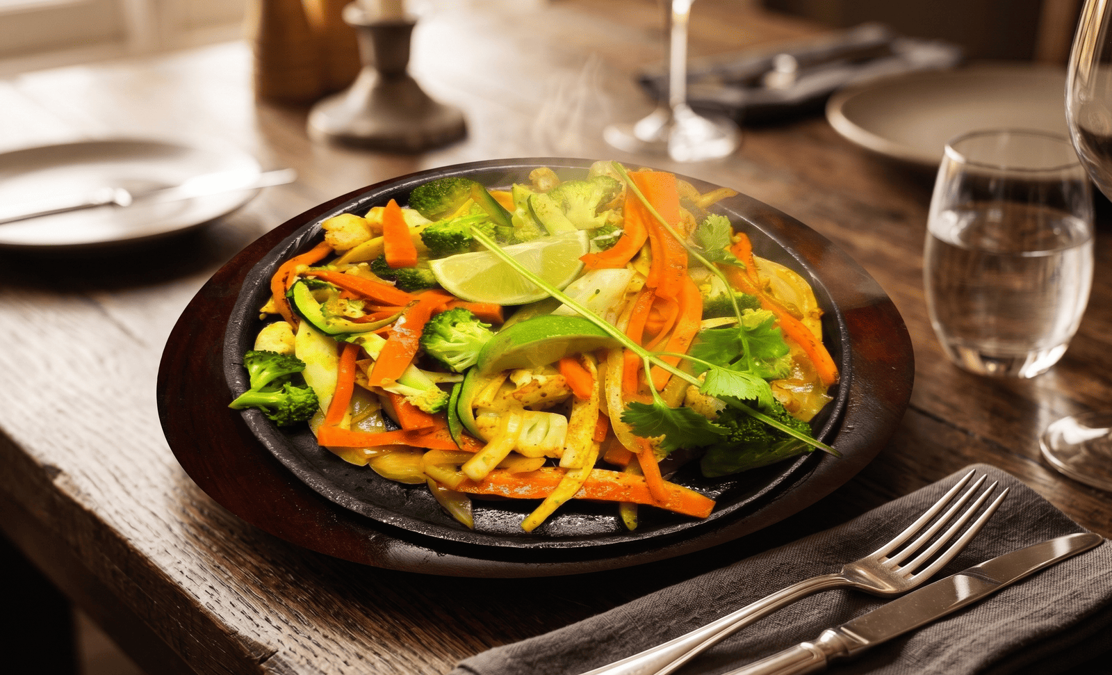 Vegetable Fajita Plate